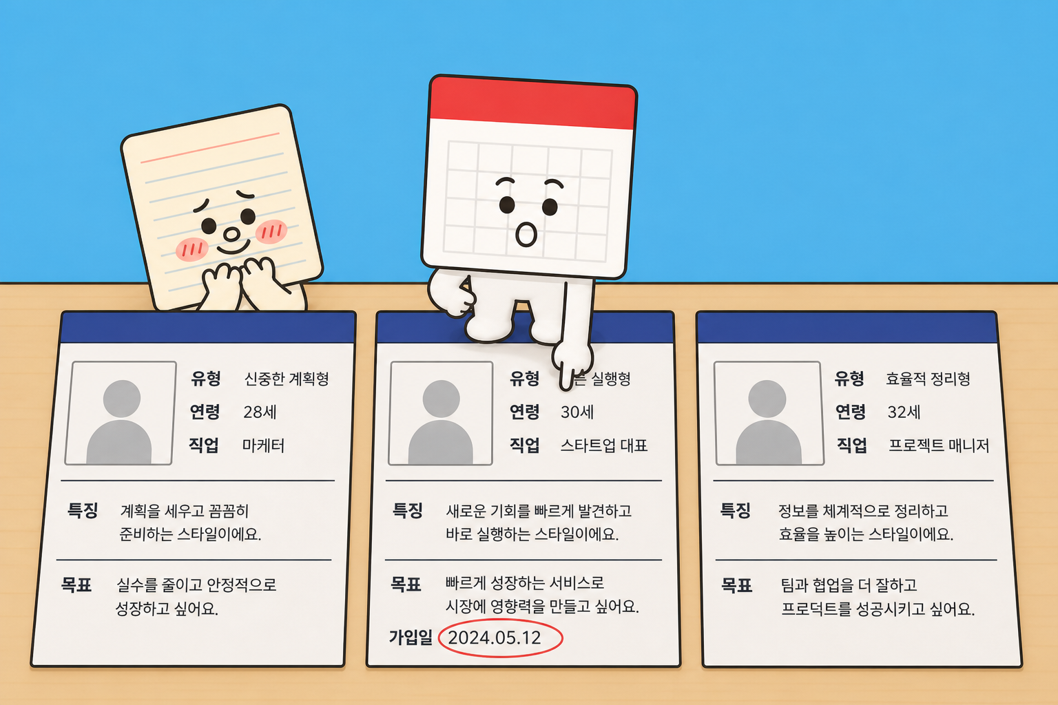 메인 타겟은 한 명이 아니다 — 페르소나 3명