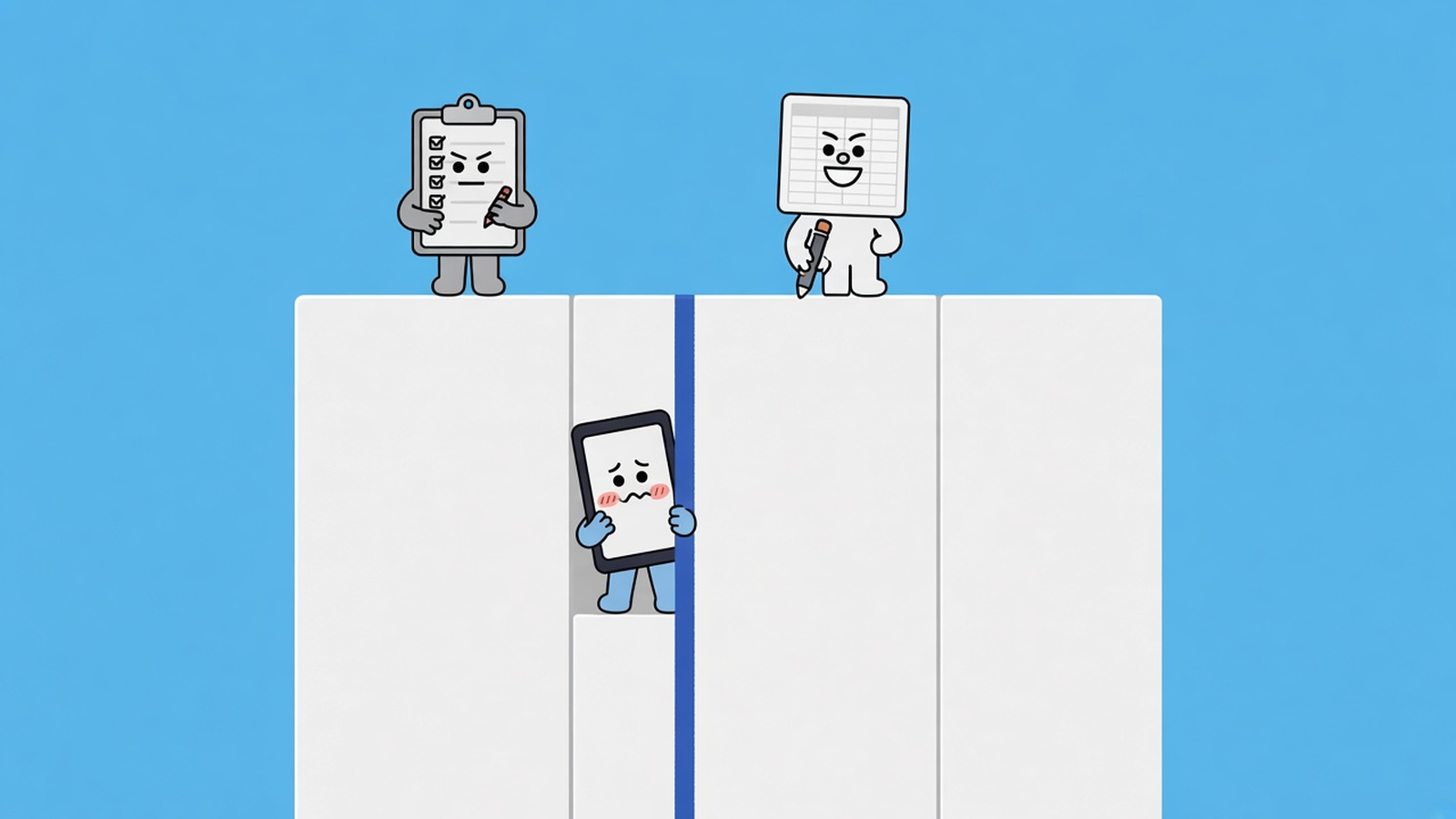 쉼틈 IA — 이용자·현장·관리자를 섞으면 깨져요